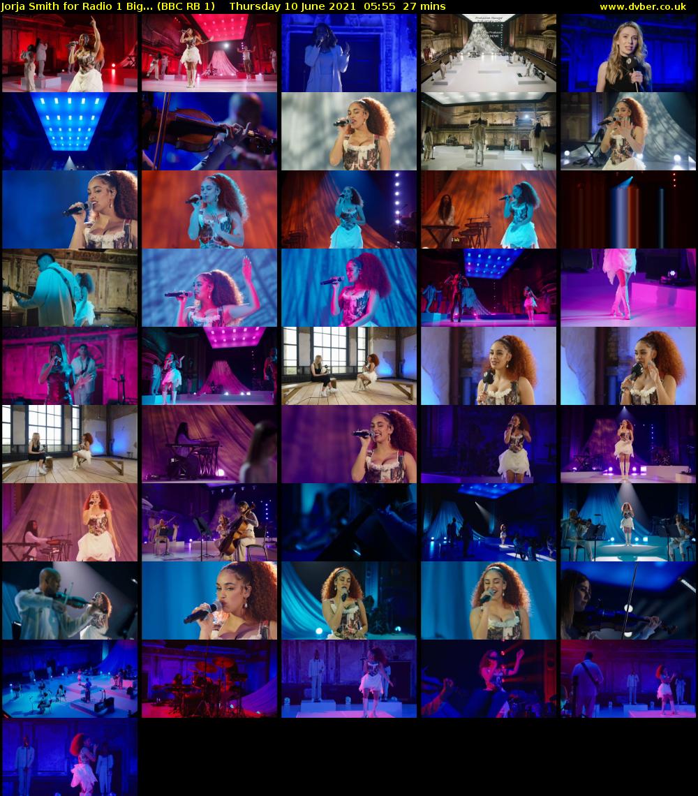 Jorja Smith for Radio 1 Big... (BBC RB 1) Thursday 10 June 2021 05:55 - 06:22