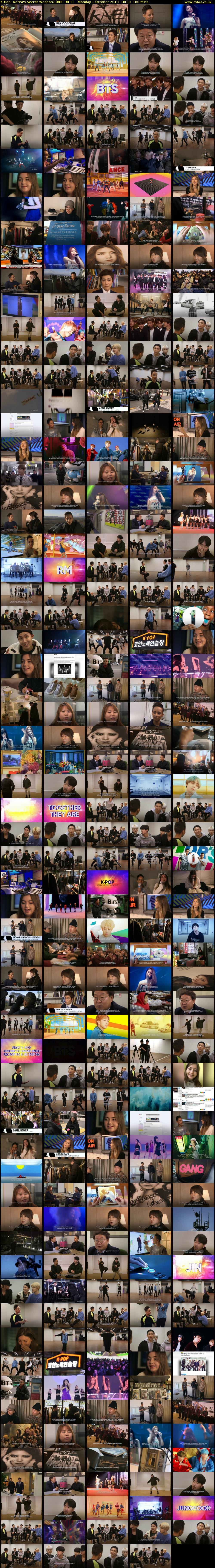K-Pop: Korea's Secret Weapon? (BBC RB 1) Monday 1 October 2018 18:00 - 21:00