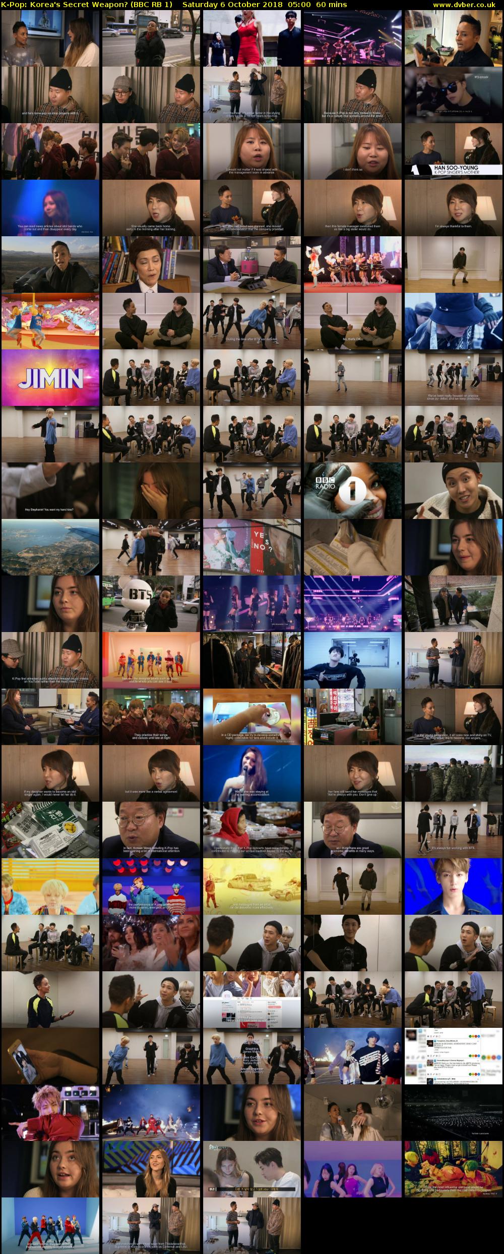 K-Pop: Korea's Secret Weapon? (BBC RB 1) Saturday 6 October 2018 05:00 - 06:00