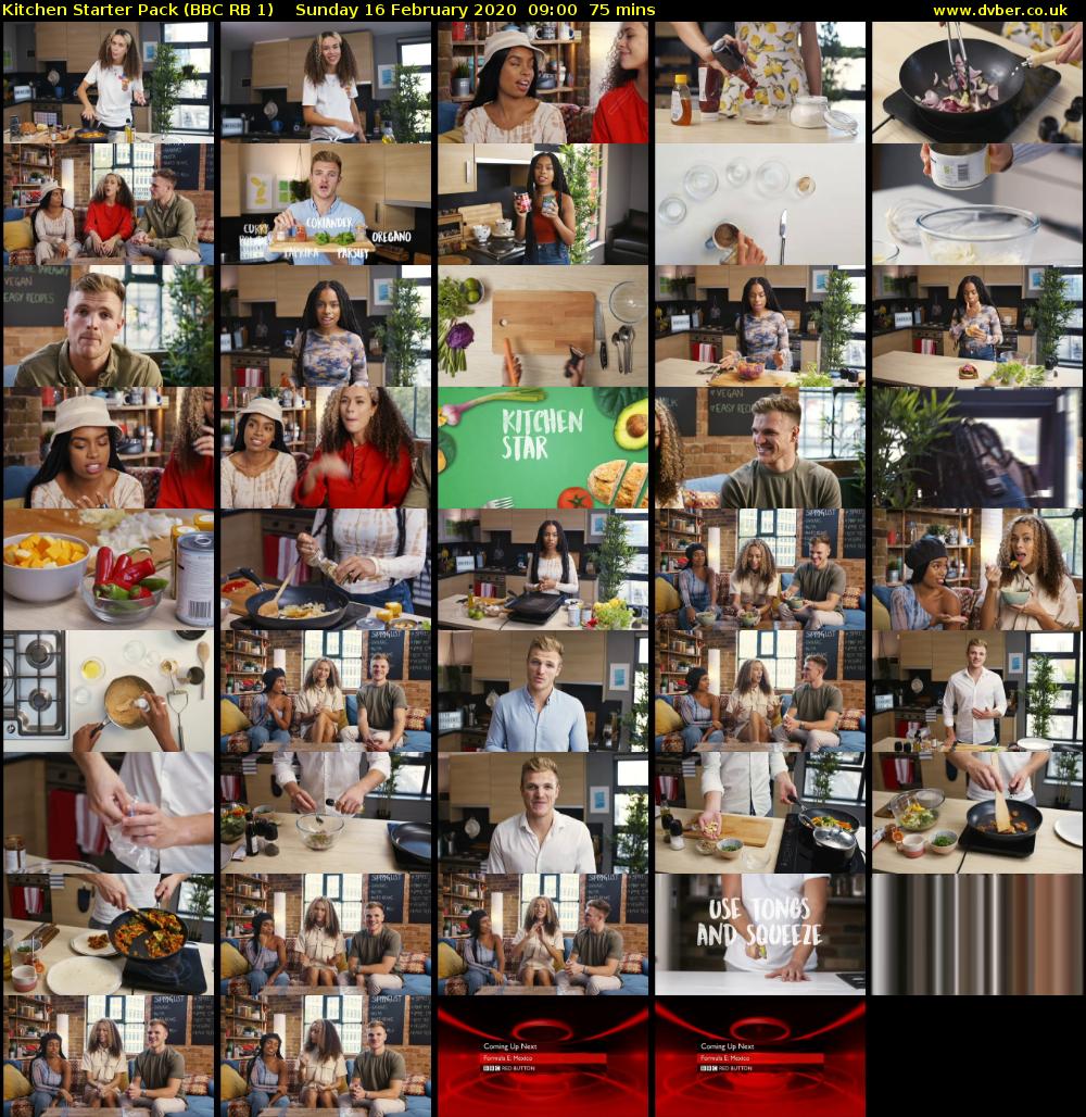 Kitchen Starter Pack (BBC RB 1) Sunday 16 February 2020 09:00 - 10:15