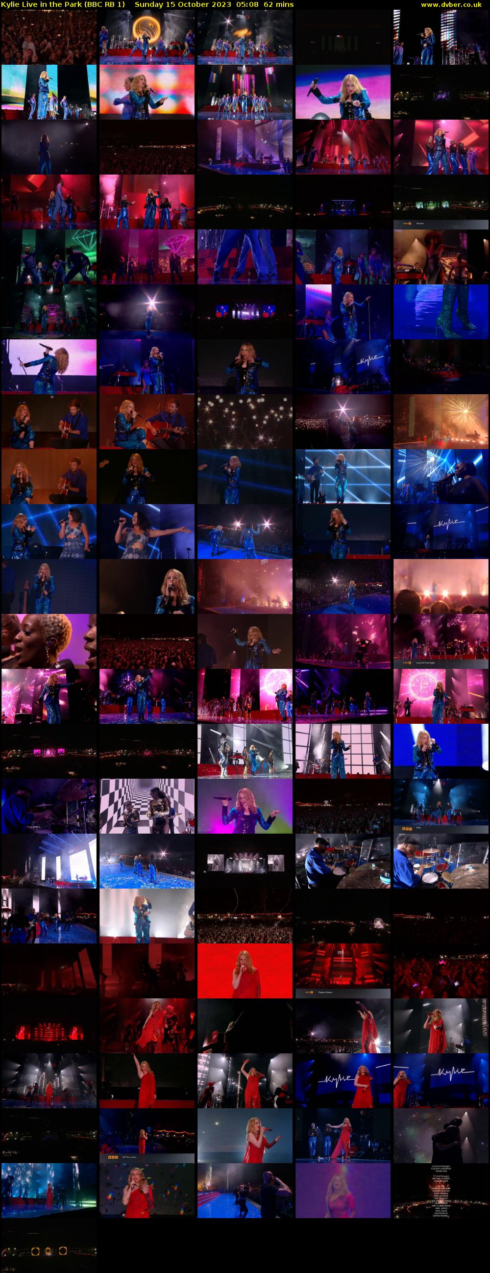 Kylie Live in the Park (BBC RB 1) Sunday 15 October 2023 05:08 - 06:10