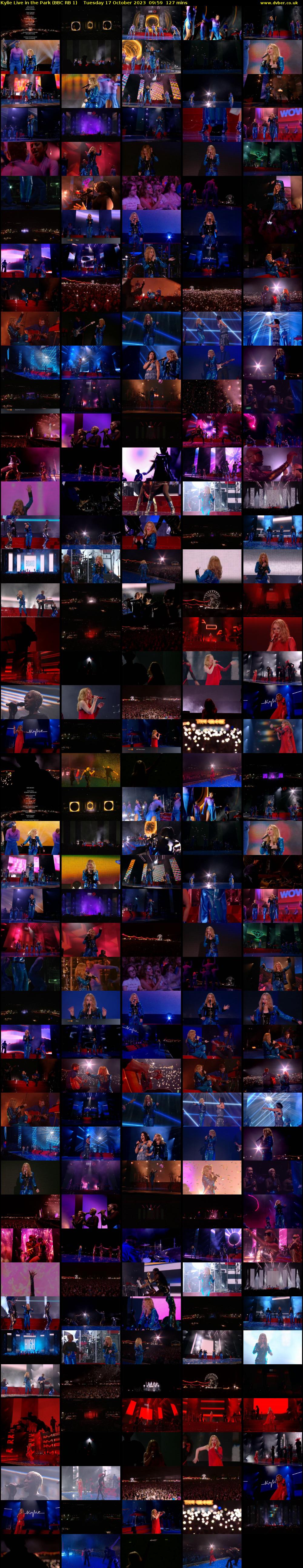 Kylie Live in the Park (BBC RB 1) Tuesday 17 October 2023 09:59 - 12:06