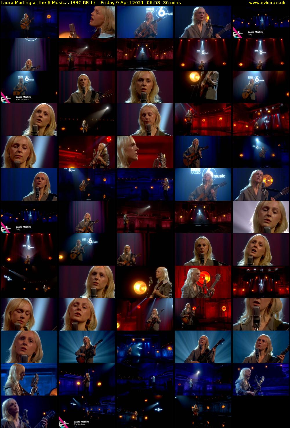 Laura Marling at the 6 Music... (BBC RB 1) Friday 9 April 2021 06:58 - 07:34