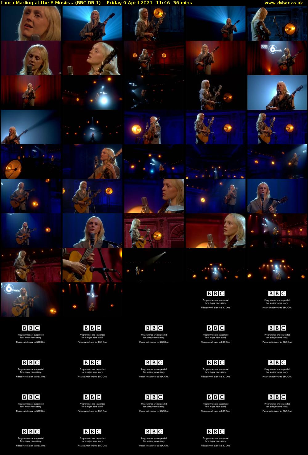 Laura Marling at the 6 Music... (BBC RB 1) Friday 9 April 2021 11:46 - 12:22
