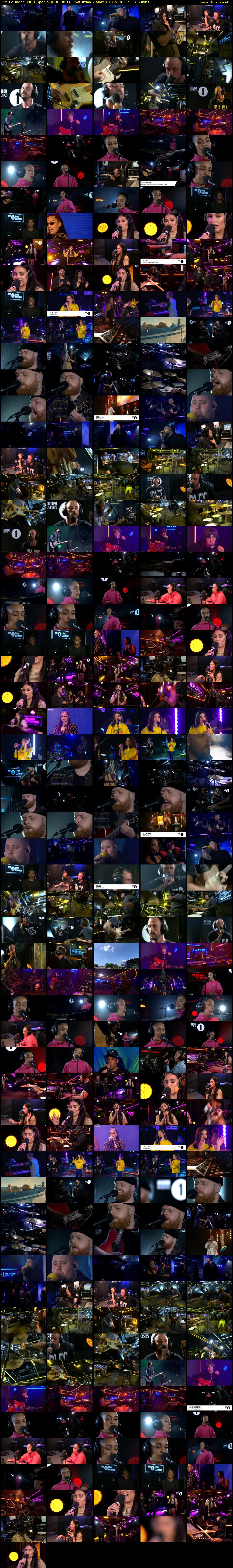 Live Lounge: BRITs Special (BBC RB 1) Saturday 2 March 2019 03:15 - 06:00