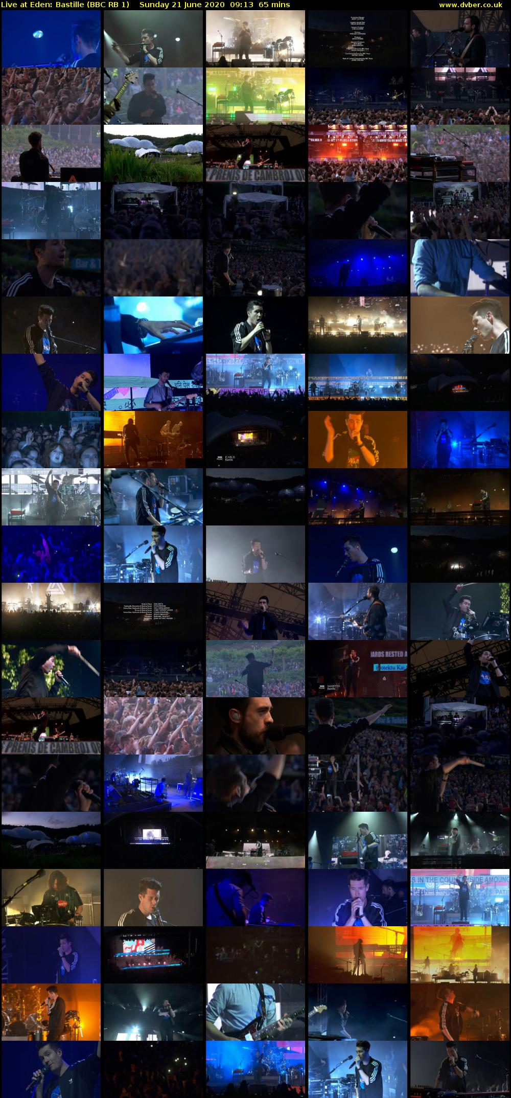 Live at Eden: Bastille (BBC RB 1) Sunday 21 June 2020 09:13 - 10:18
