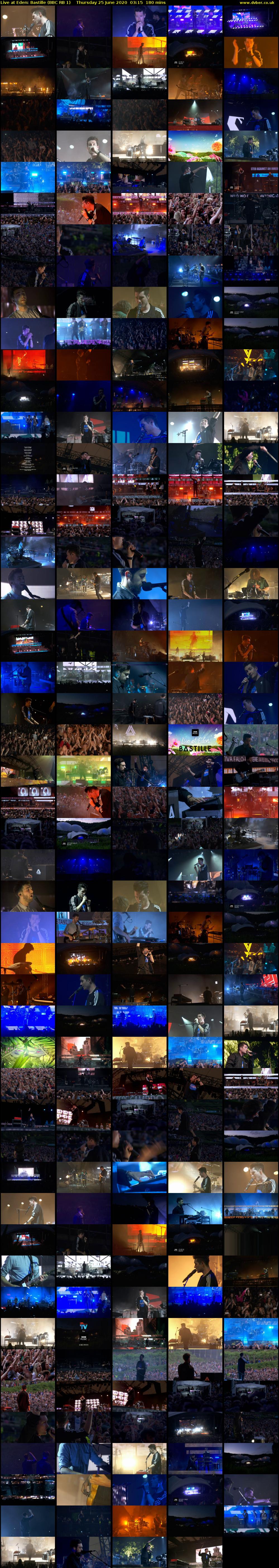 Live at Eden: Bastille (BBC RB 1) Thursday 25 June 2020 03:15 - 06:15