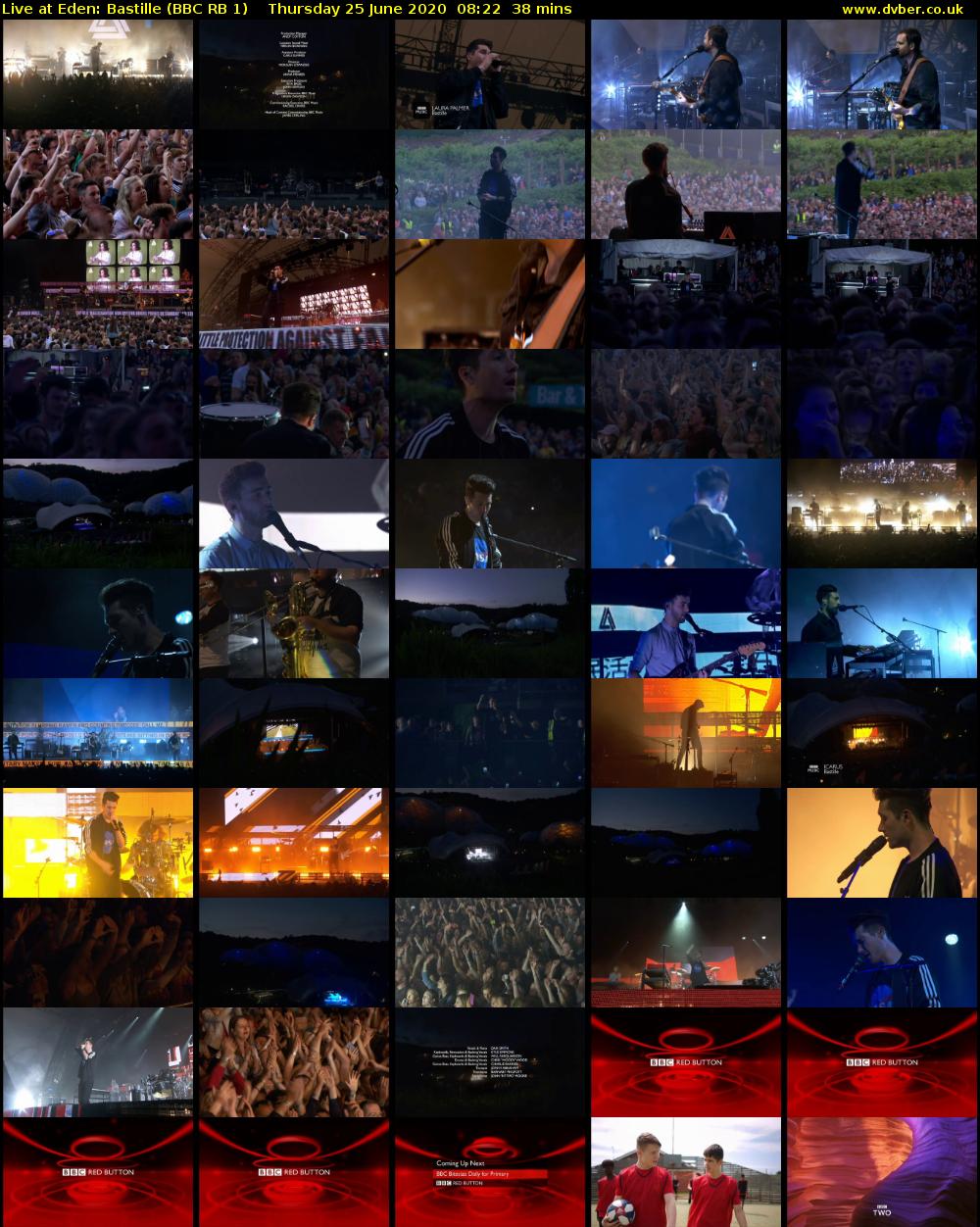Live at Eden: Bastille (BBC RB 1) Thursday 25 June 2020 08:22 - 09:00