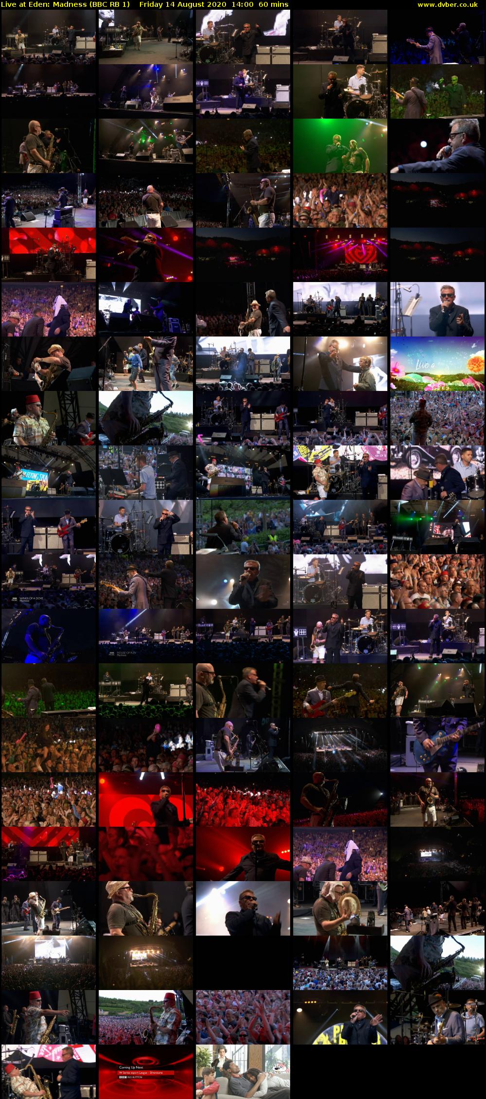 Live at Eden: Madness (BBC RB 1) Friday 14 August 2020 14:00 - 15:00