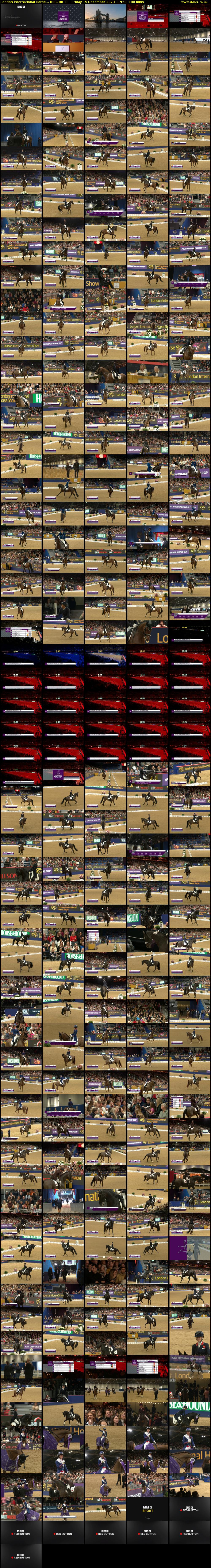 London International Horse... (BBC RB 1) Friday 15 December 2023 17:50 - 20:50