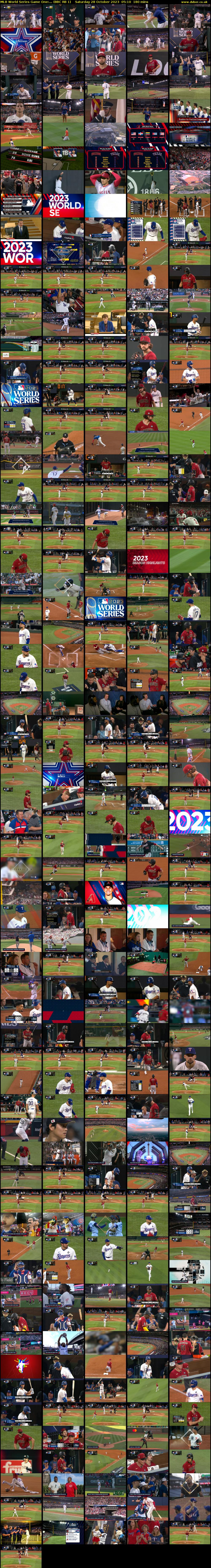 MLB World Series Game One:... (BBC RB 1) Saturday 28 October 2023 05:10 - 08:10