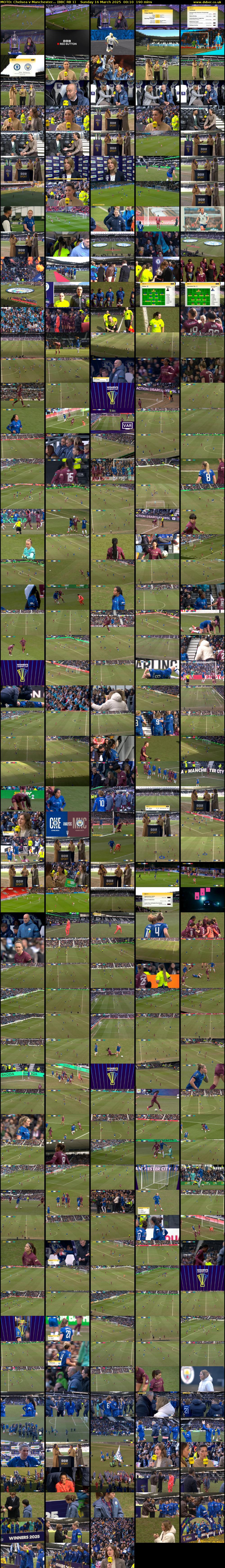 MOTD: Chelsea v Manchester... (BBC RB 1) Sunday 16 March 2025 00:10 - 03:20
