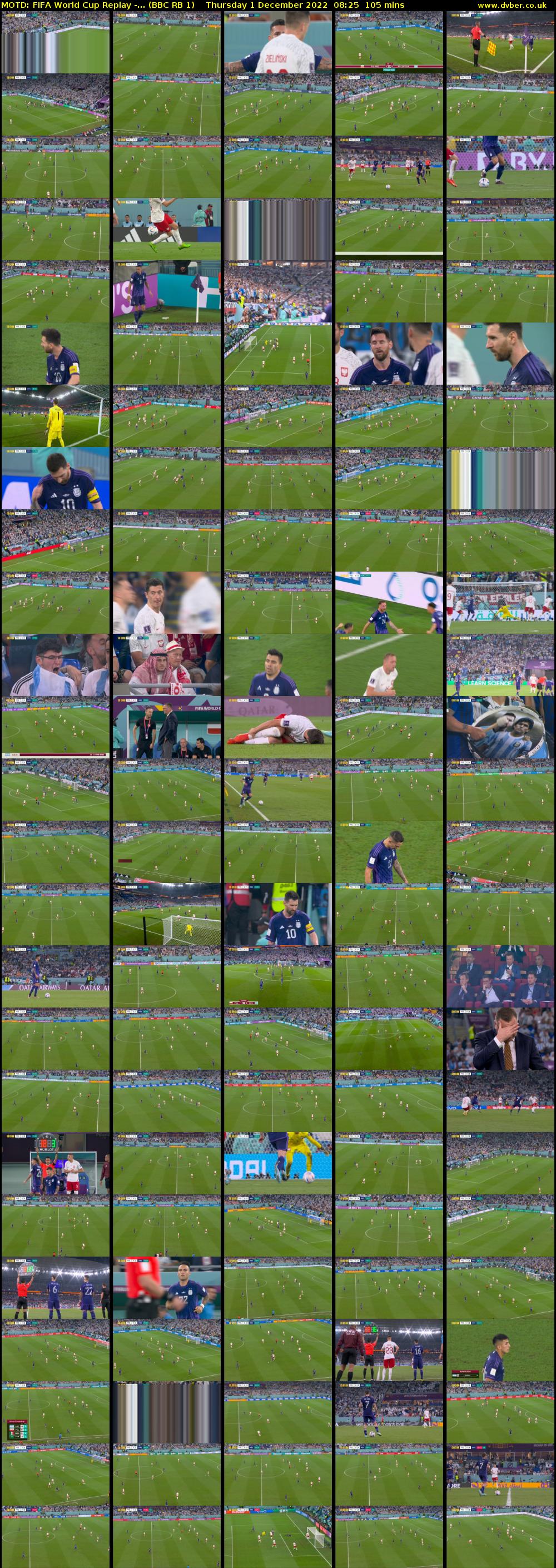 MOTD: FIFA World Cup Replay -... (BBC RB 1) Thursday 1 December 2022 08:25 - 10:10