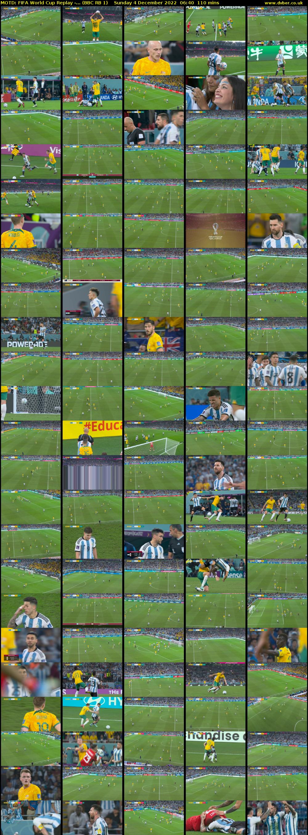MOTD: FIFA World Cup Replay -... (BBC RB 1) Sunday 4 December 2022 06:40 - 08:30