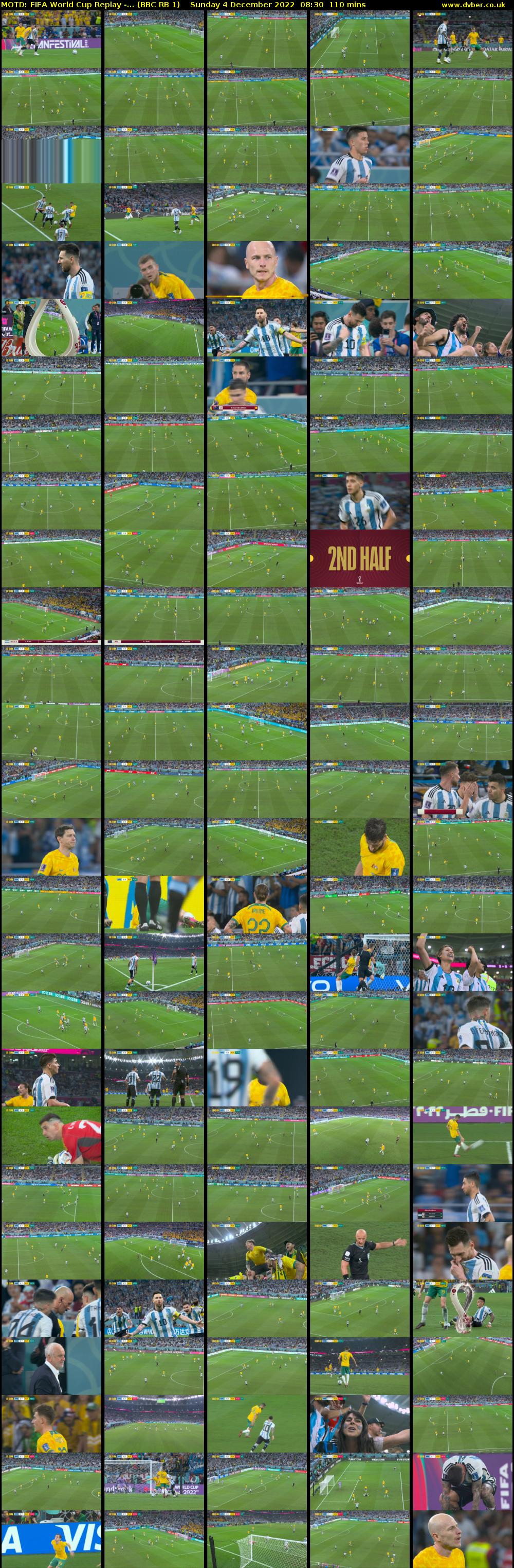 MOTD: FIFA World Cup Replay -... (BBC RB 1) Sunday 4 December 2022 08:30 - 10:20