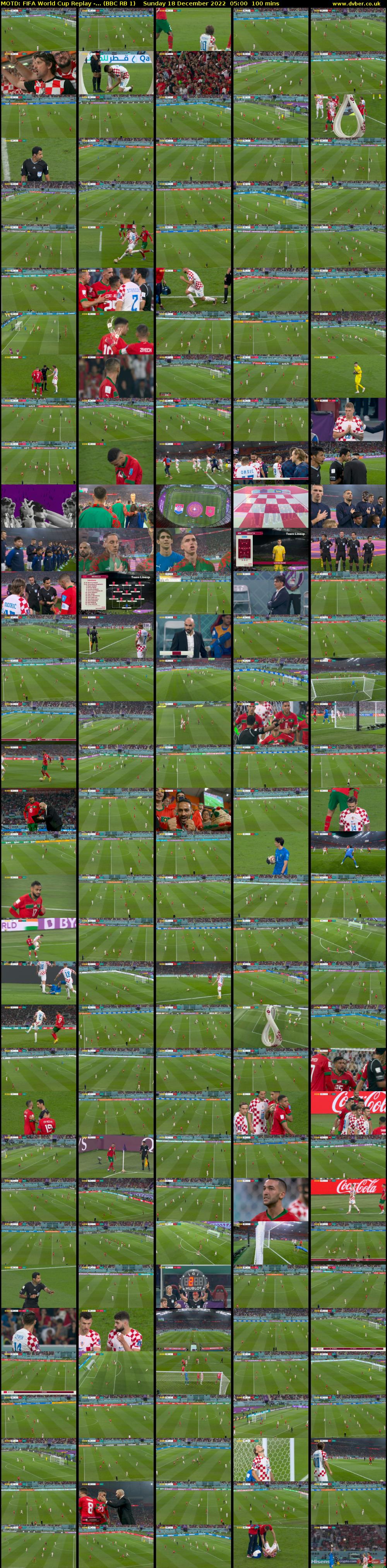 MOTD: FIFA World Cup Replay -... (BBC RB 1) Sunday 18 December 2022 05:00 - 06:40
