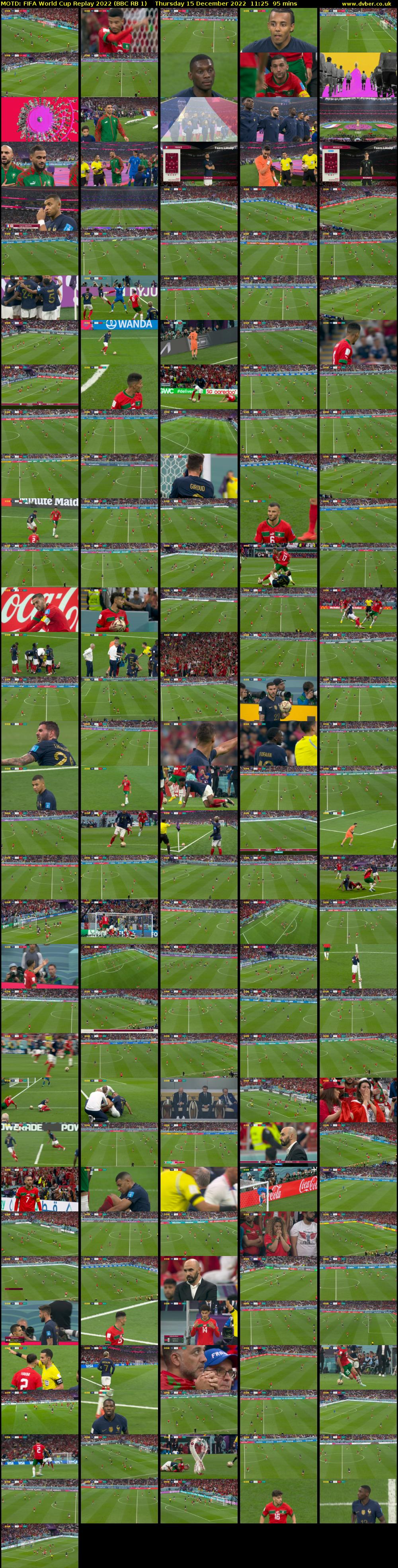 MOTD: FIFA World Cup Replay 2022 (BBC RB 1) Thursday 15 December 2022 11:25 - 13:00