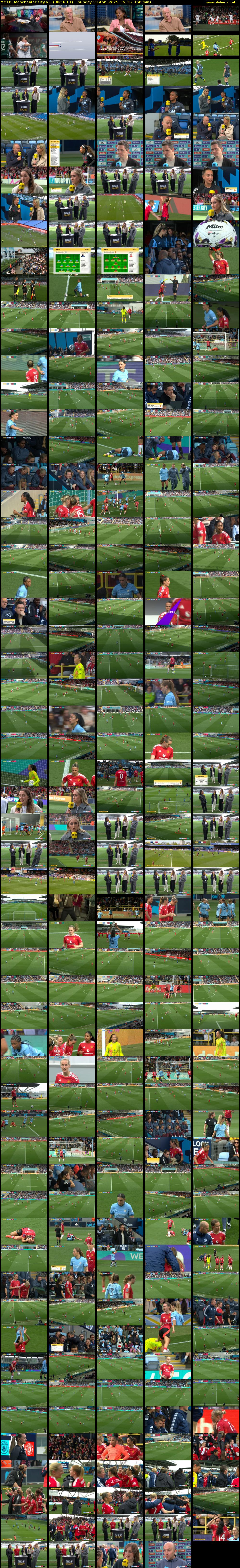 MOTD: Manchester City v... (BBC RB 1) Sunday 13 April 2025 19:35 - 22:15