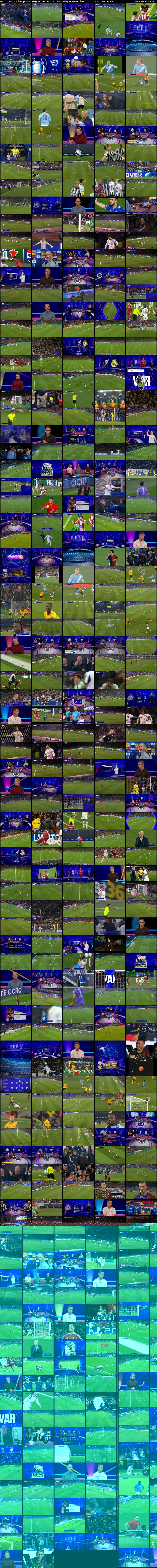 MOTD: UEFA Champions League (BBC RB 1) Thursday 6 November 2025 18:00 - 22:05