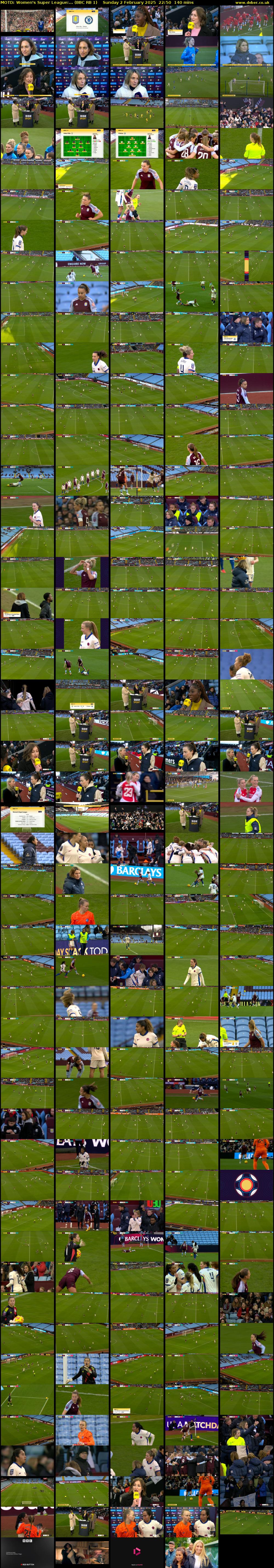 MOTD: Women's Super League:... (BBC RB 1) Sunday 2 February 2025 22:50 - 01:10