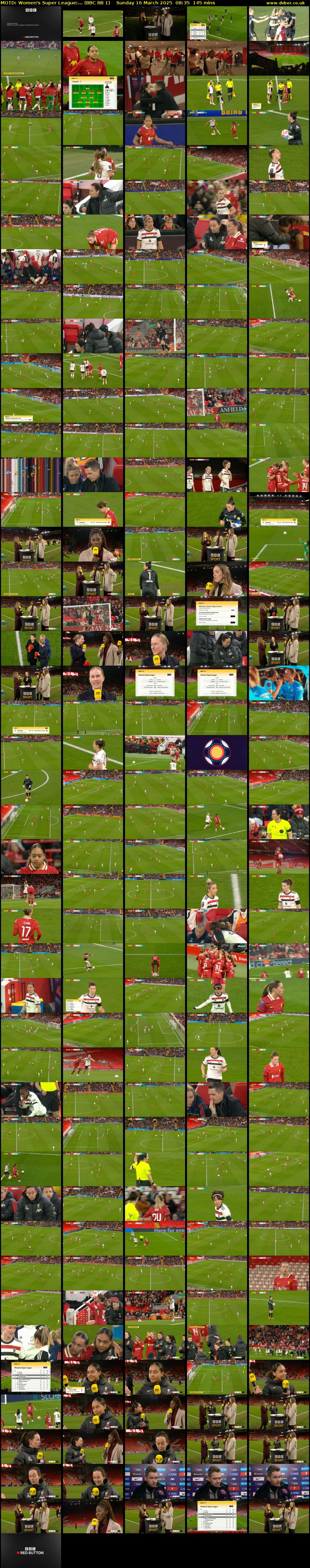 MOTD: Women's Super League:... (BBC RB 1) Sunday 16 March 2025 08:35 - 11:00