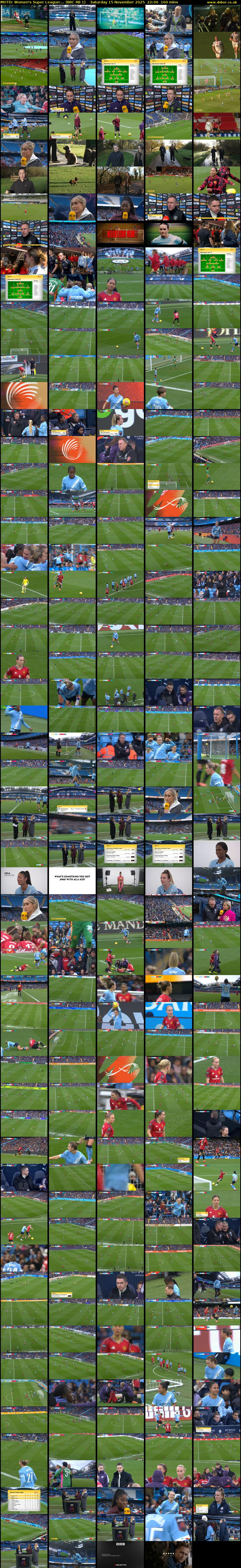 MOTD: Women's Super League:... (BBC RB 1) Saturday 15 November 2025 22:00 - 00:40