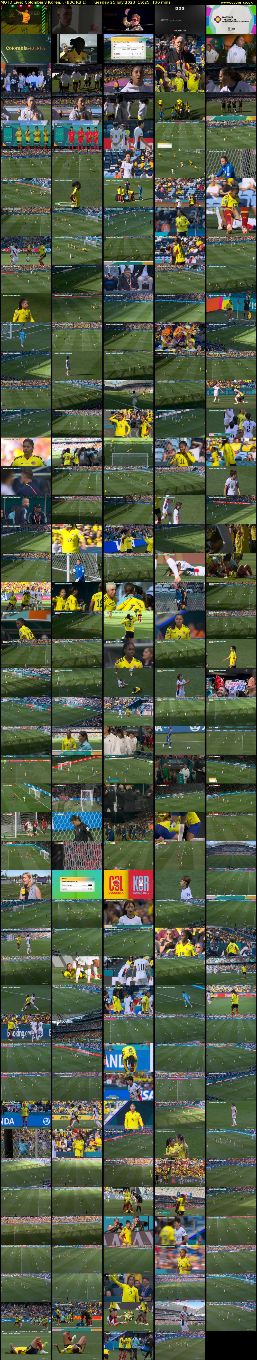 MOTD Live: Colombia v Korea... (BBC RB 1) Tuesday 25 July 2023 19:25 - 21:35