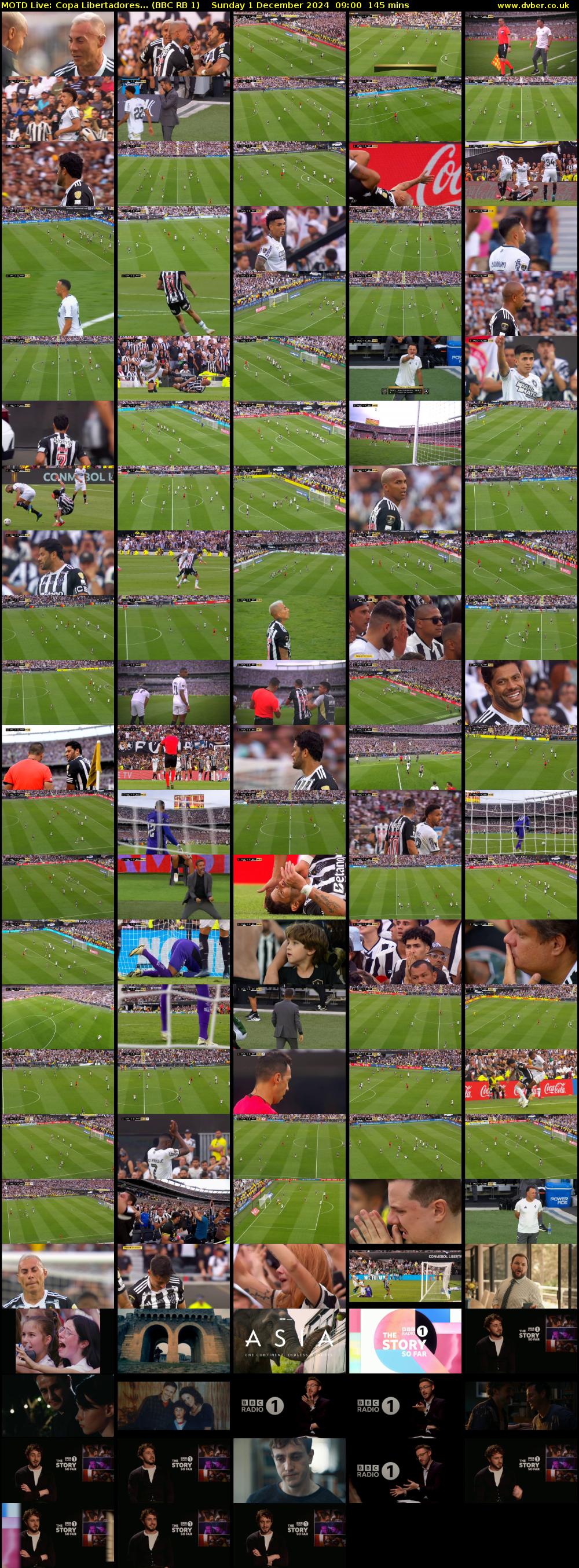 MOTD Live: Copa Libertadores... (BBC RB 1) Sunday 1 December 2024 09:00 - 11:25