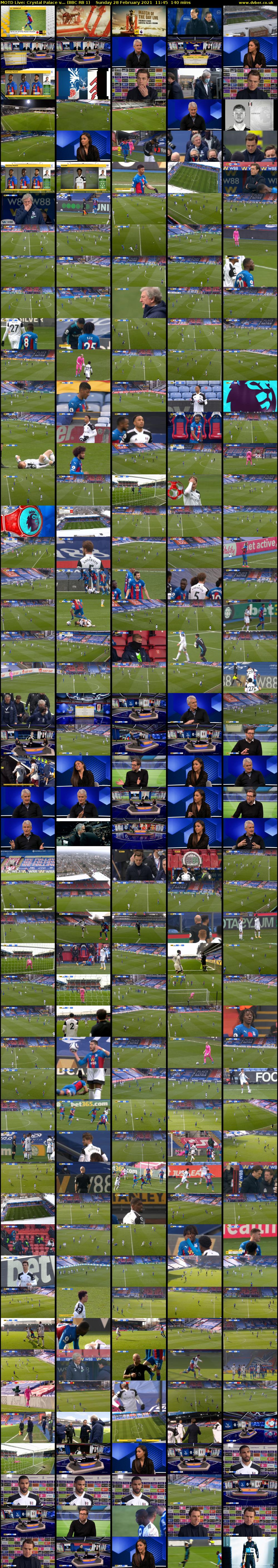 MOTD Live: Crystal Palace v... (BBC RB 1) Sunday 28 February 2021 11:45 - 14:05