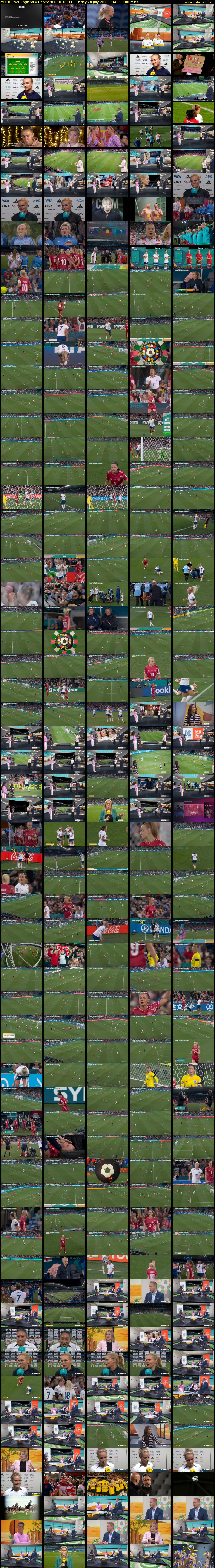 MOTD Live: England v Denmark (BBC RB 1) Friday 28 July 2023 16:00 - 19:00