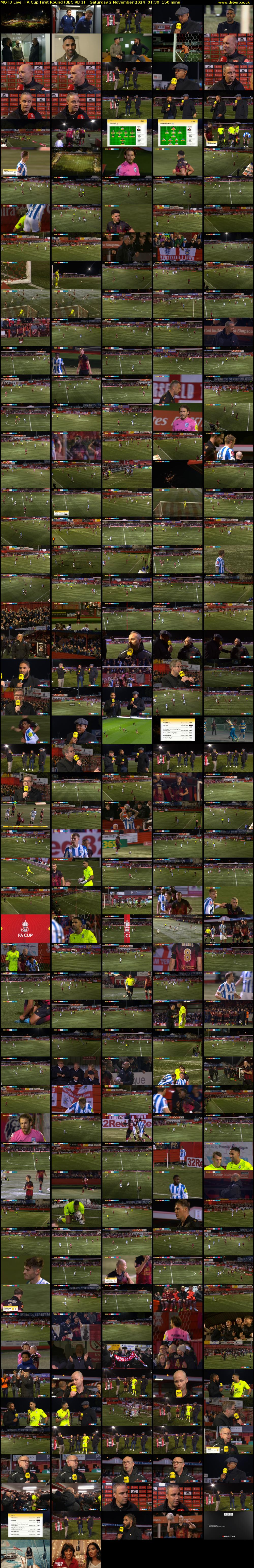 MOTD Live: FA Cup First Round (BBC RB 1) Saturday 2 November 2024 01:30 - 04:00