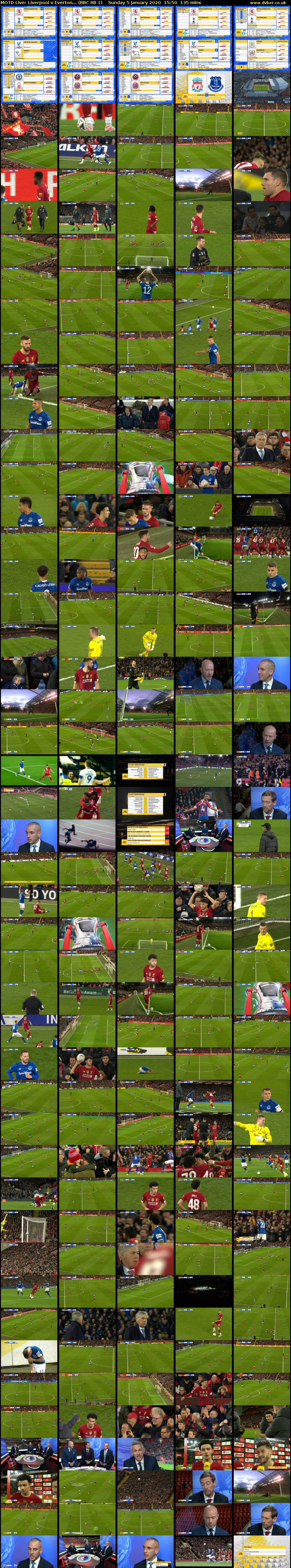 MOTD Live: Liverpool v Everton... (BBC RB 1) Sunday 5 January 2020 15:50 - 18:05