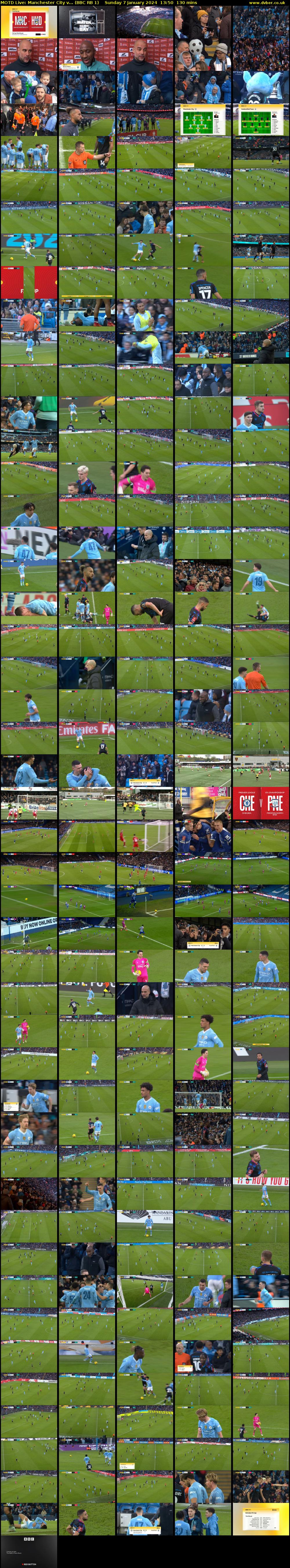 MOTD Live: Manchester City v... (BBC RB 1) Sunday 7 January 2024 13:50 - 16:00