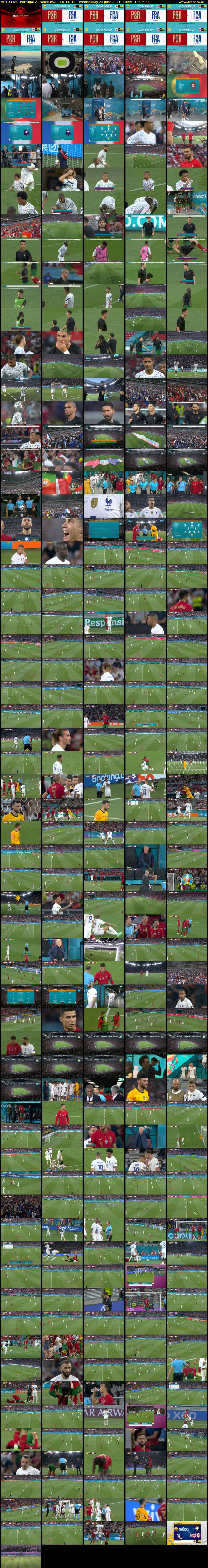 MOTD Live: Portugal v France (5... (BBC RB 1) Wednesday 23 June 2021 18:55 - 22:00