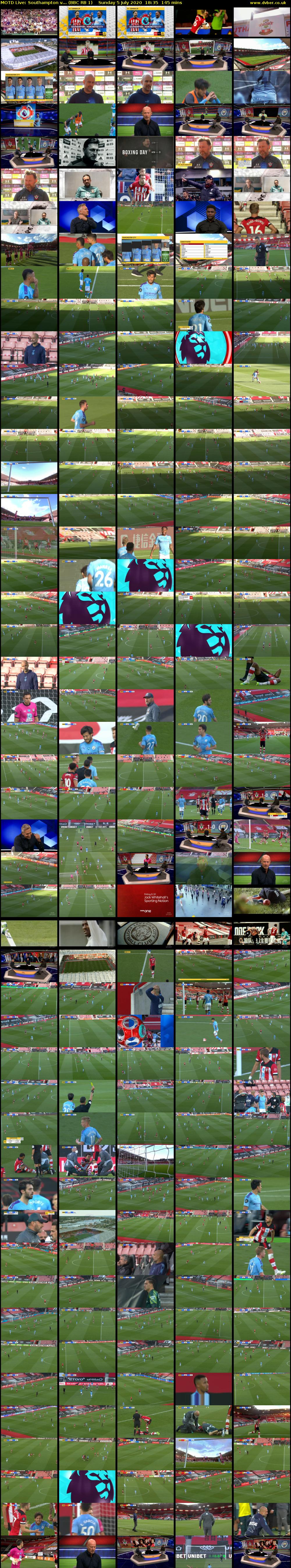 MOTD Live: Southampton v... (BBC RB 1) Sunday 5 July 2020 18:35 - 21:00
