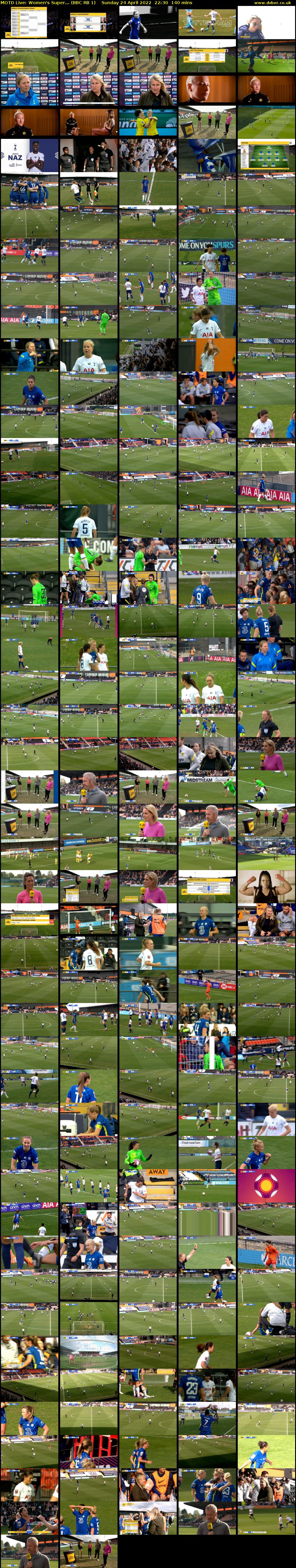 MOTD Live: Women's Super... (BBC RB 1) Sunday 24 April 2022 22:30 - 00:50