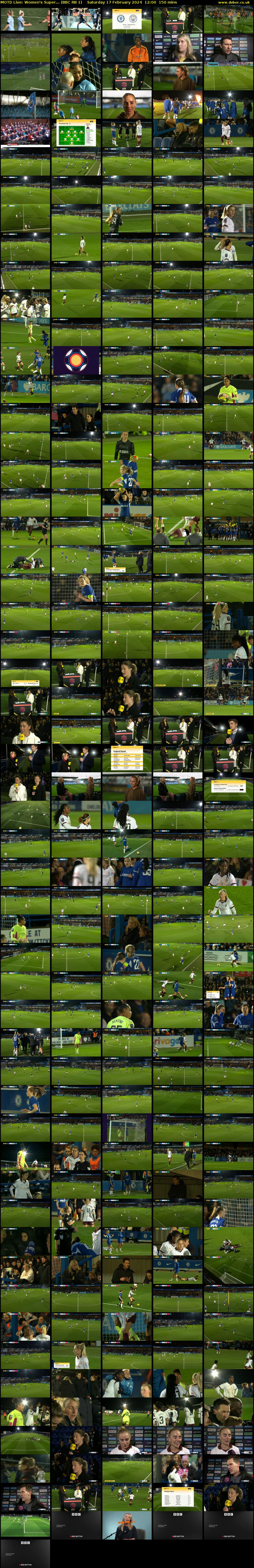 MOTD Live: Women's Super... (BBC RB 1) Saturday 17 February 2024 12:00 - 14:30