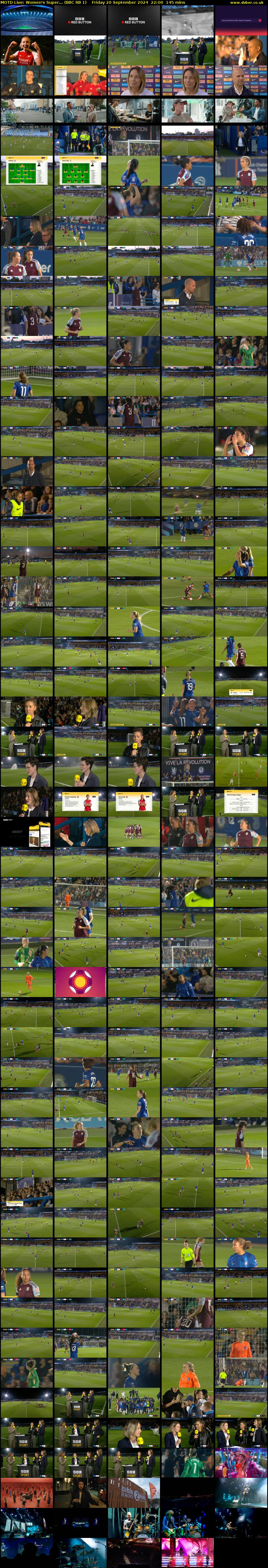 MOTD Live: Women's Super... (BBC RB 1) Friday 20 September 2024 22:00 - 00:25