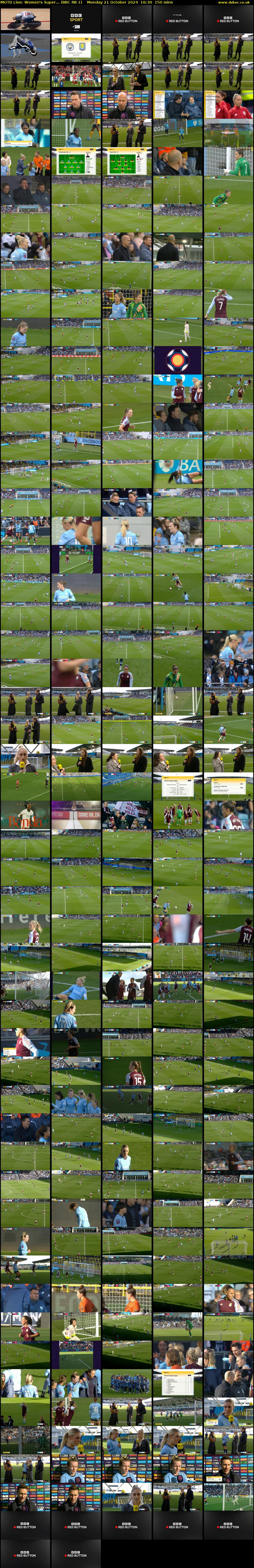 MOTD Live: Women's Super... (BBC RB 1) Monday 21 October 2024 16:30 - 19:00
