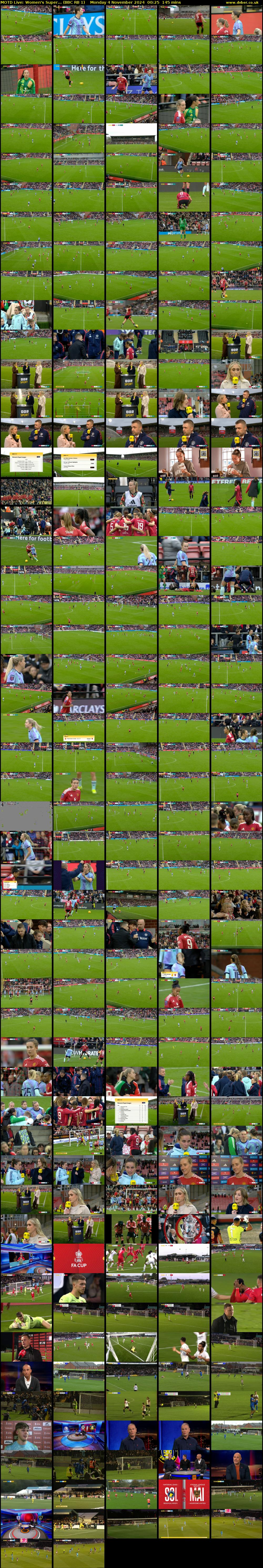 MOTD Live: Women's Super... (BBC RB 1) Monday 4 November 2024 00:25 - 02:50