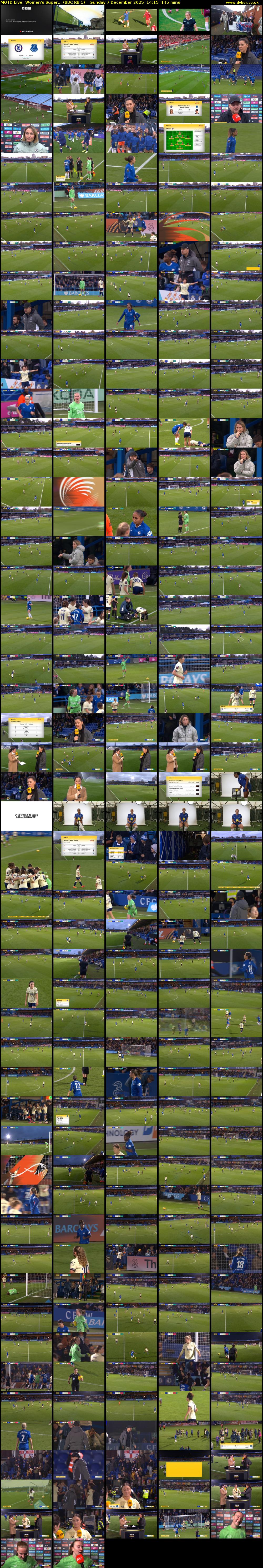 MOTD Live: Women's Super... (BBC RB 1) Sunday 7 December 2025 14:15 - 16:40