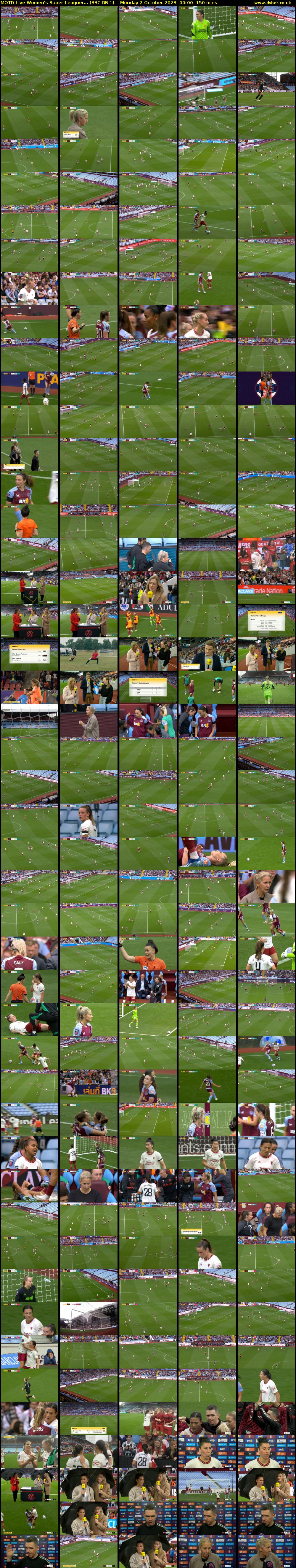 MOTD Live Women's Super League:... (BBC RB 1) Monday 2 October 2023 00:00 - 02:30