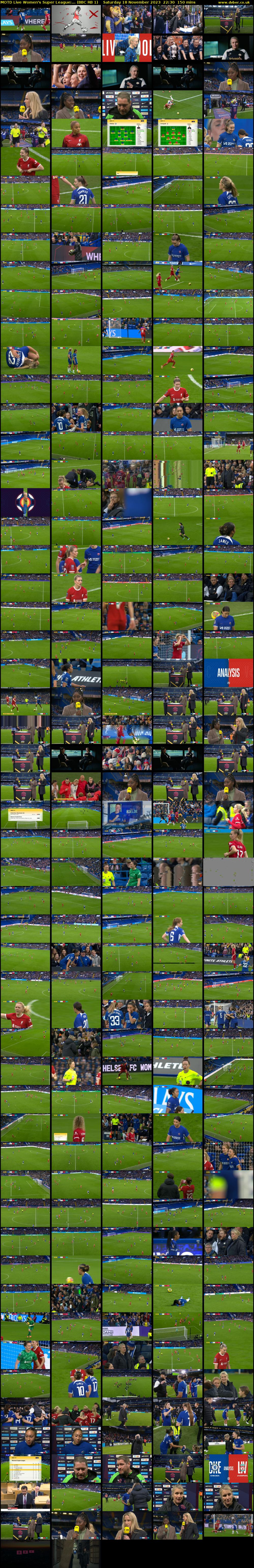 MOTD Live Women's Super League:... (BBC RB 1) Saturday 18 November 2023 22:30 - 01:00