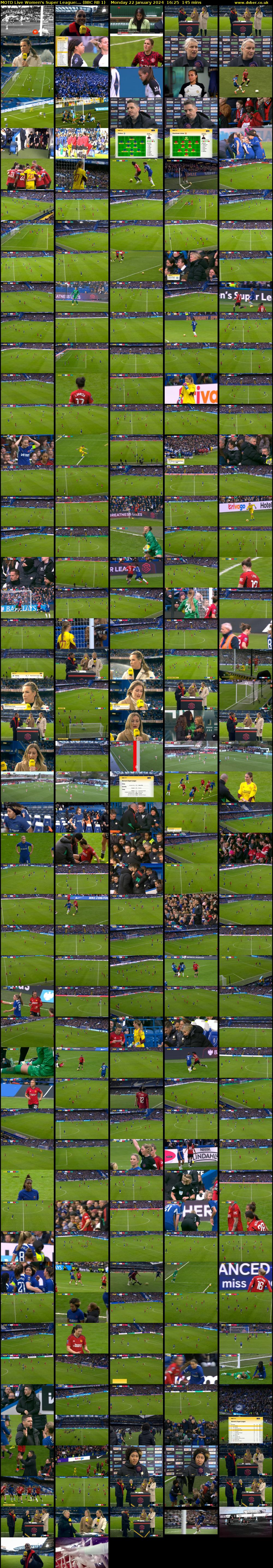 MOTD Live Women's Super League:... (BBC RB 1) Monday 22 January 2024 16:25 - 18:50