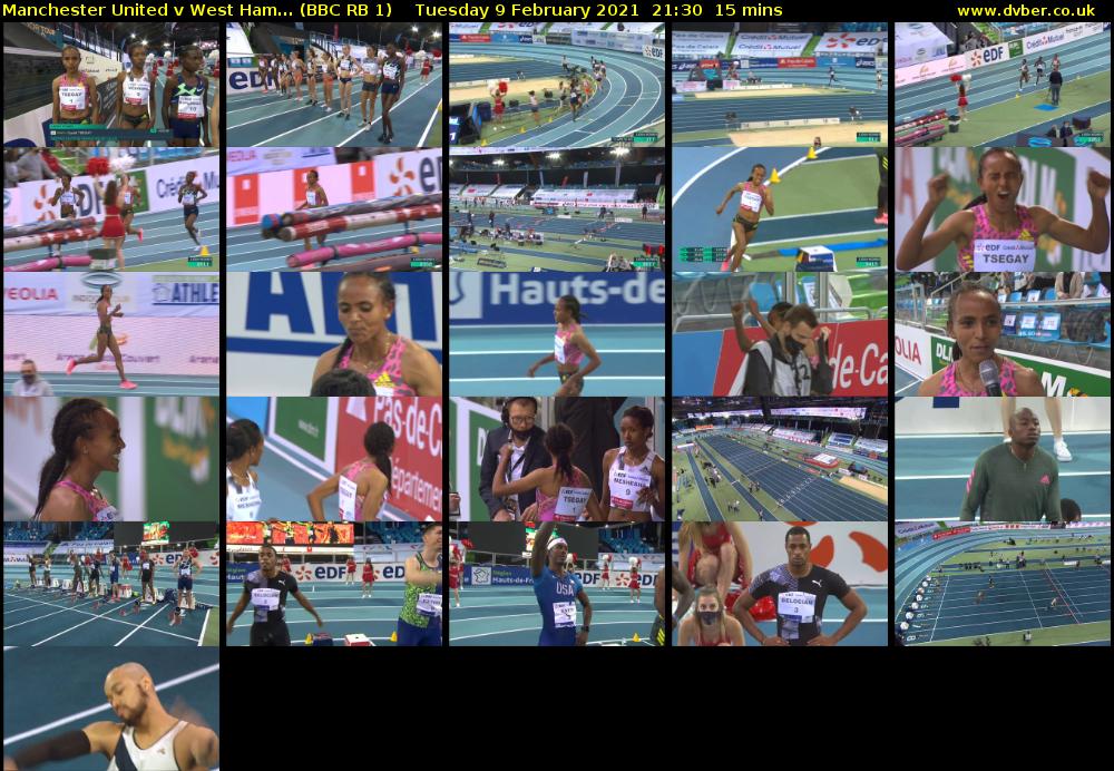 Manchester United v West Ham... (BBC RB 1) Tuesday 9 February 2021 21:30 - 21:45