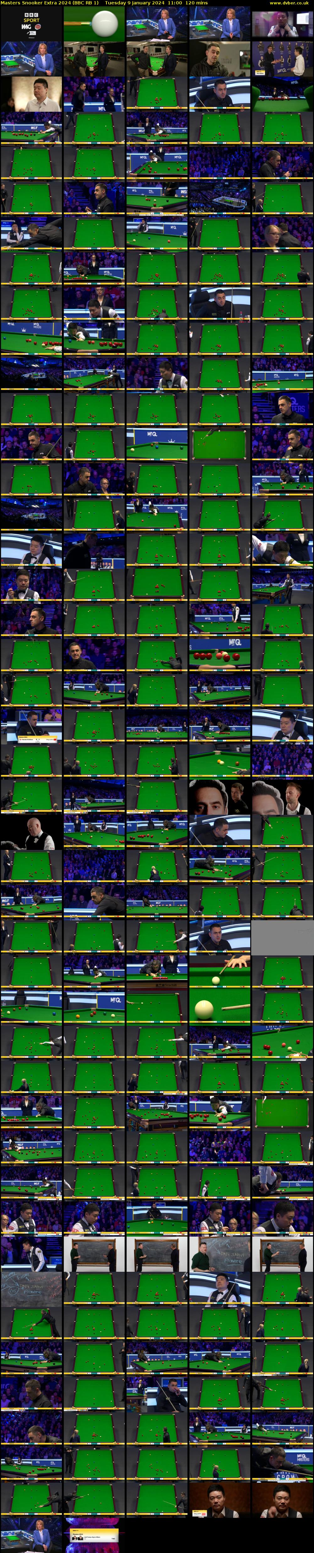 Masters Snooker Extra 2024 (BBC RB 1) Tuesday 9 January 2024 11:00 - 13:00