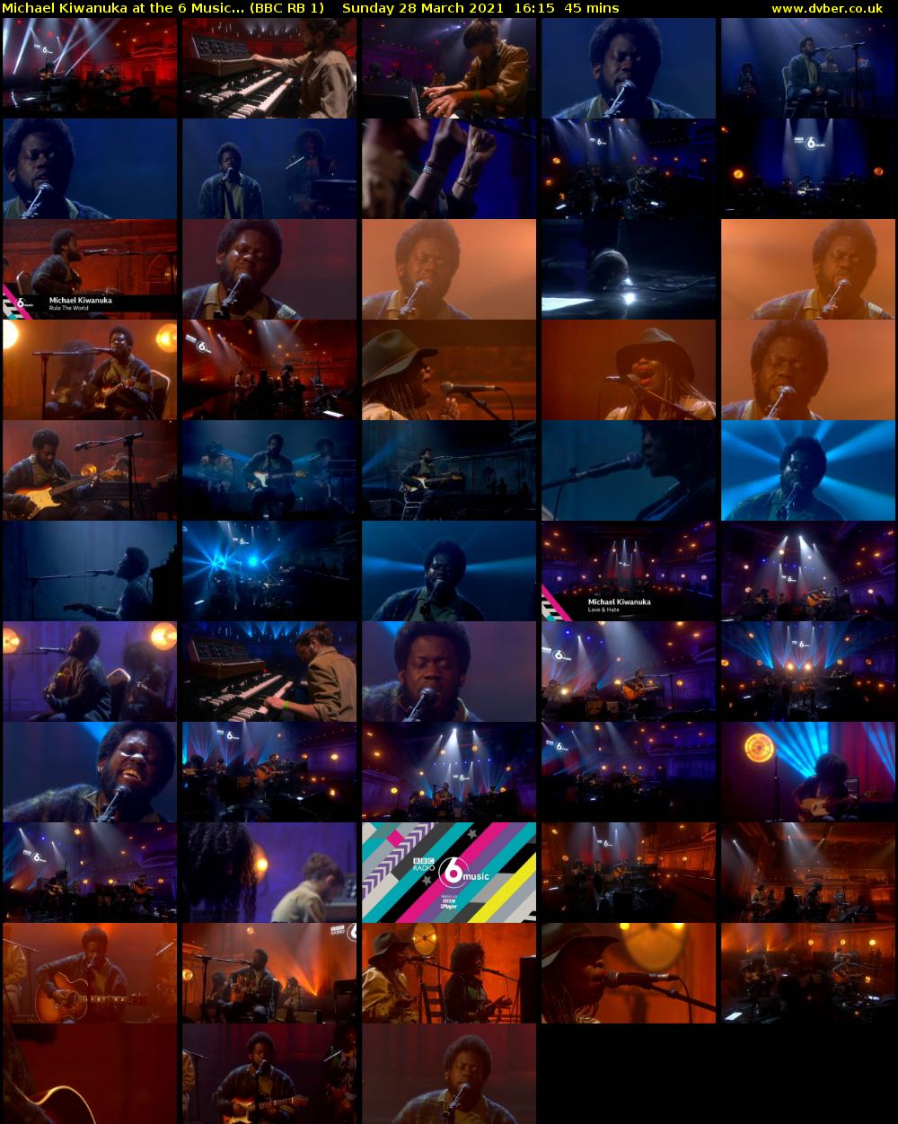Michael Kiwanuka at the 6 Music... (BBC RB 1) Sunday 28 March 2021 16:15 - 17:00