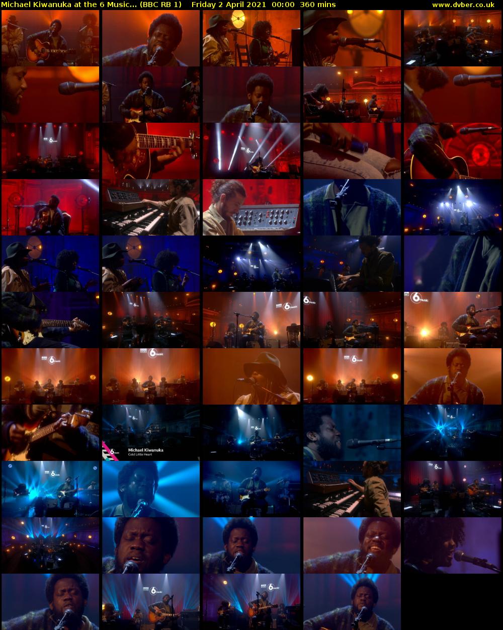 Michael Kiwanuka at the 6 Music... (BBC RB 1) Friday 2 April 2021 00:00 - 06:00