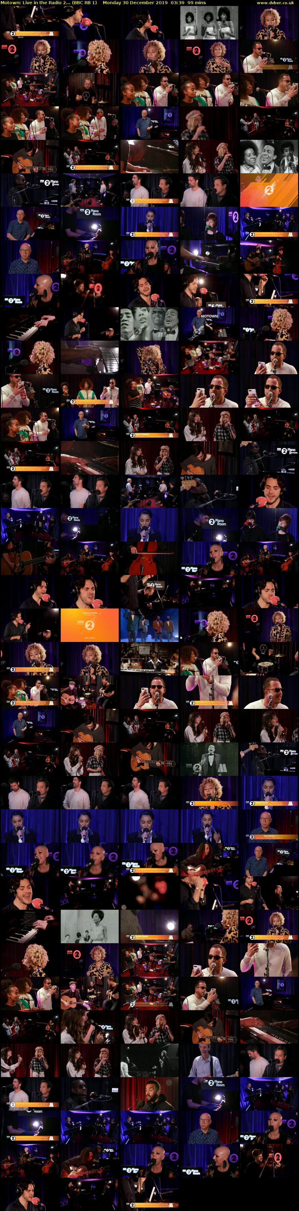 Motown: Live in the Radio 2... (BBC RB 1) Monday 30 December 2019 03:39 - 05:18