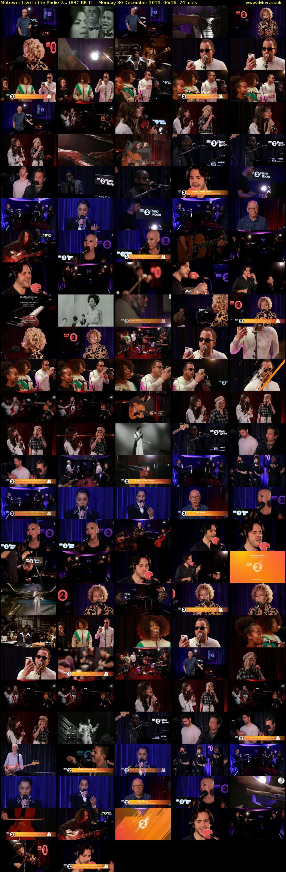 Motown: Live in the Radio 2... (BBC RB 1) Monday 30 December 2019 06:16 - 07:30